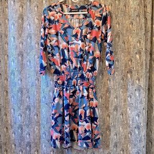 Betabrand Floral Drop Waist Dress/XS